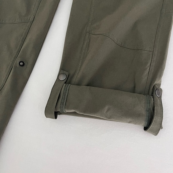 KÜHL Women’s Green FreeFlex Khaki Roll-Up Versatility Pants Pockets size 6 - Picture 5 of 14
